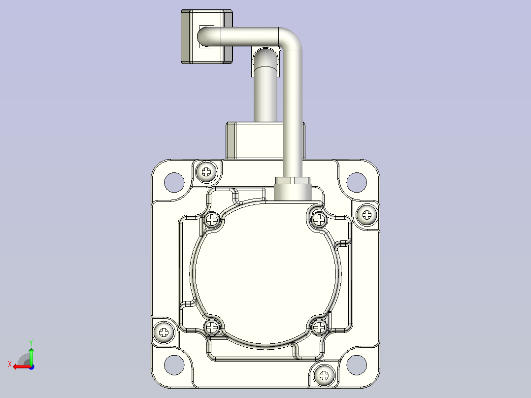 GYS富士伺服电机 gys751d5_rb2后视图