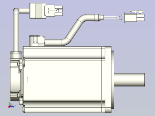 GYS富士伺服电机 gys751d5_rb2左视缩略图