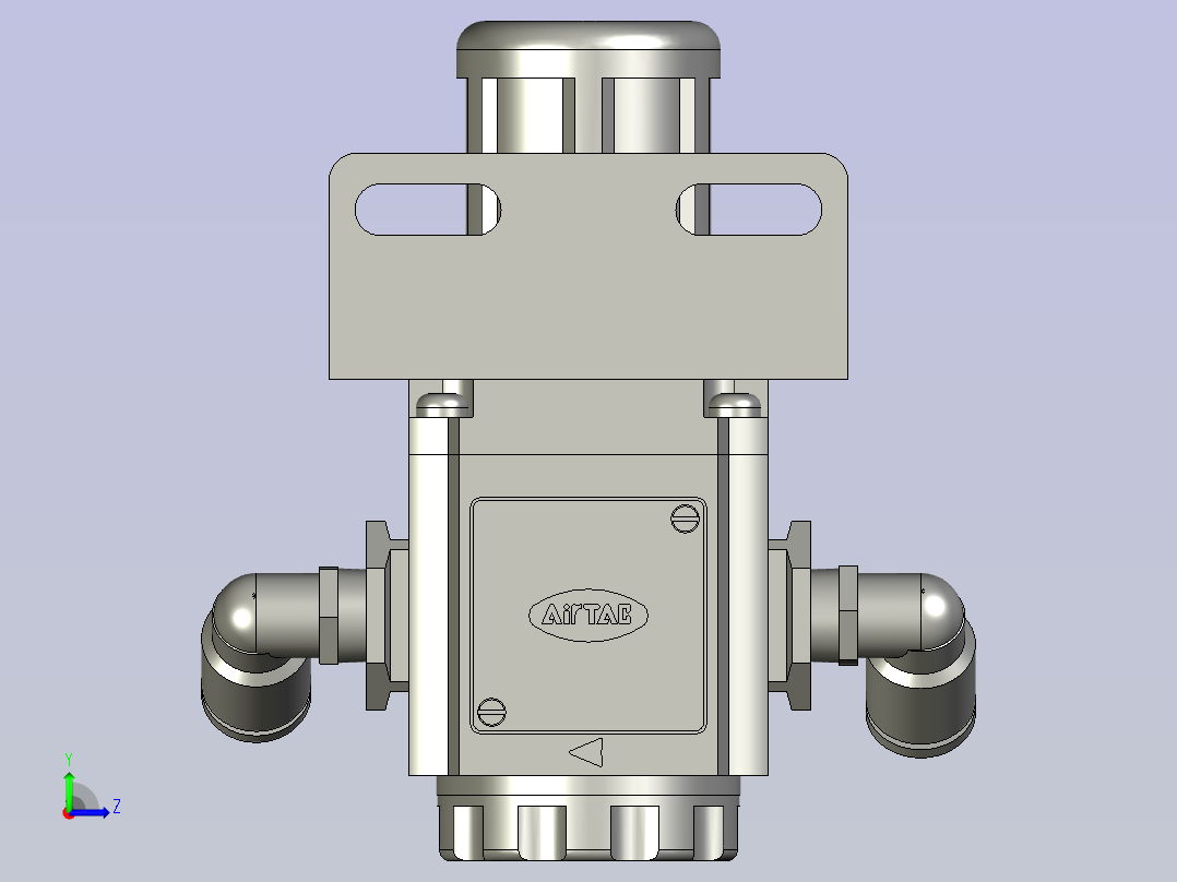 GR200-06-L-F1-K调压阀左视图