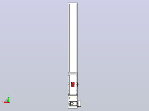 伺服电机集成皮带传动直线执行器TPA-OCB-140-256-L850-RU-P75-N3后视缩略图