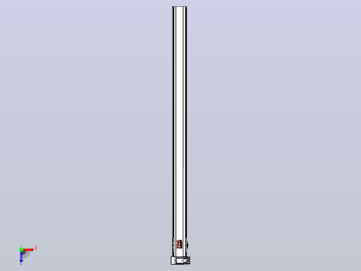 皮带直线轴半封闭可选导轨TPA-HNB-120D-110-L1850-LU-Y-P40-N3俯视缩略图