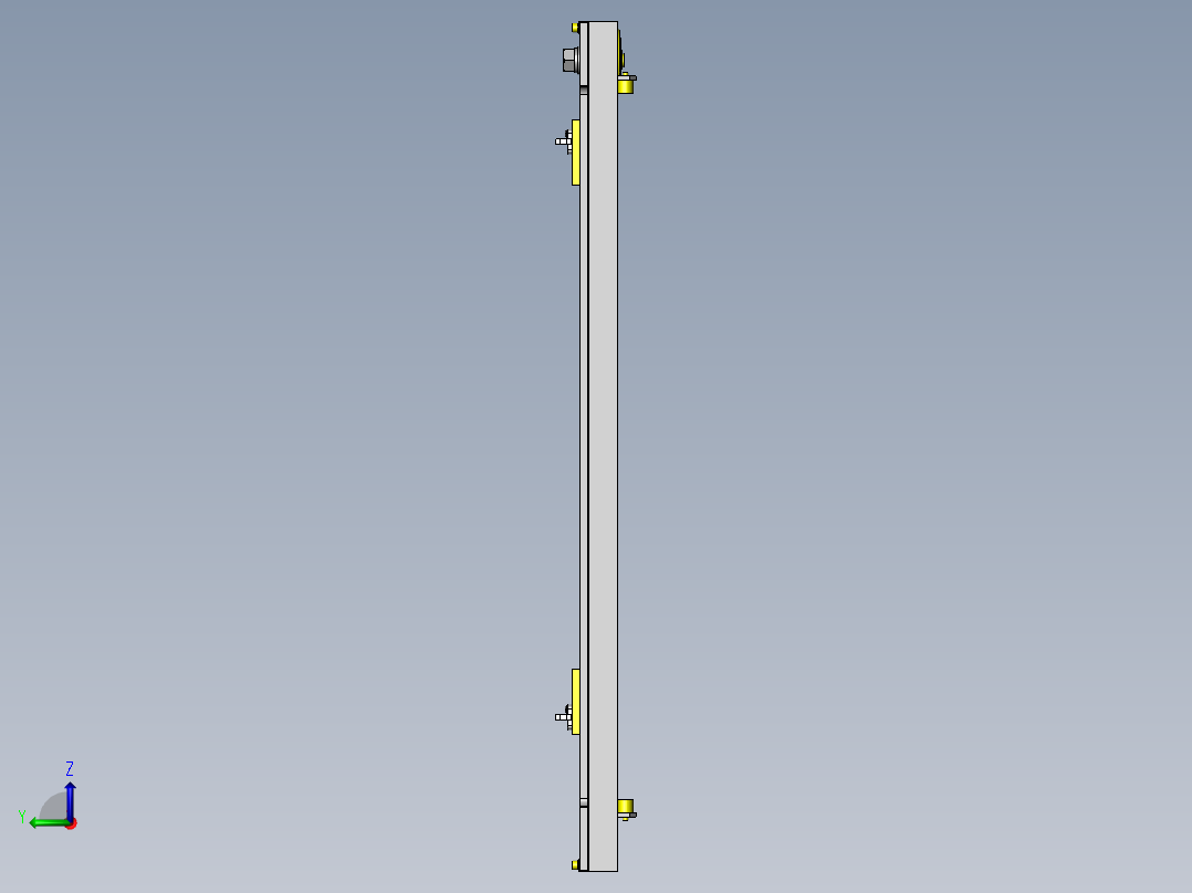 升降机机构左视图