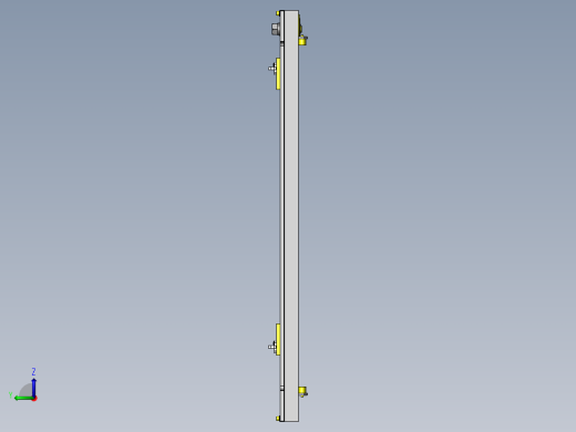 升降机机构左视缩略图