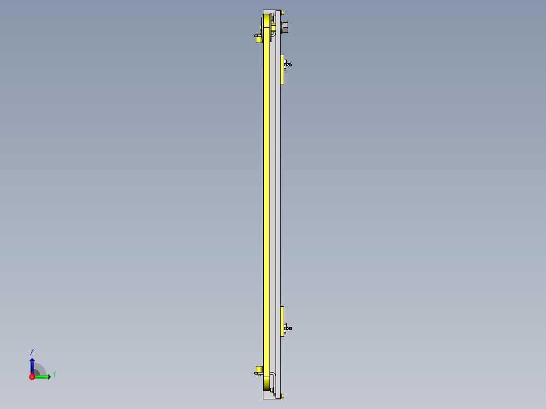 升降机机构右视图