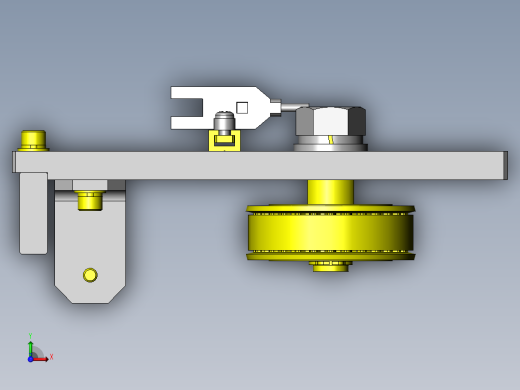 升降机机构俯视缩略图