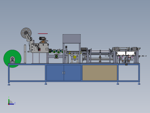 自动化卷纸管机sw12左视缩略图