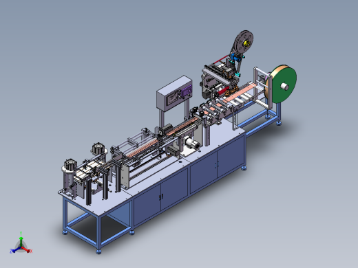 自动化卷纸管机sw12正等轴测缩略图