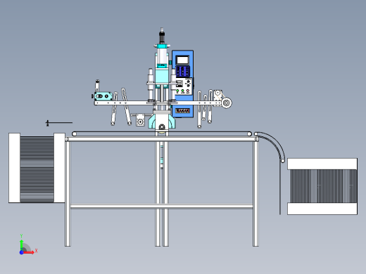 自动化上下料烫金印刷机sw16可编辑前视缩略图