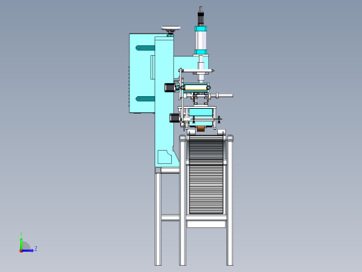 自动化上下料烫金印刷机sw16可编辑左视缩略图