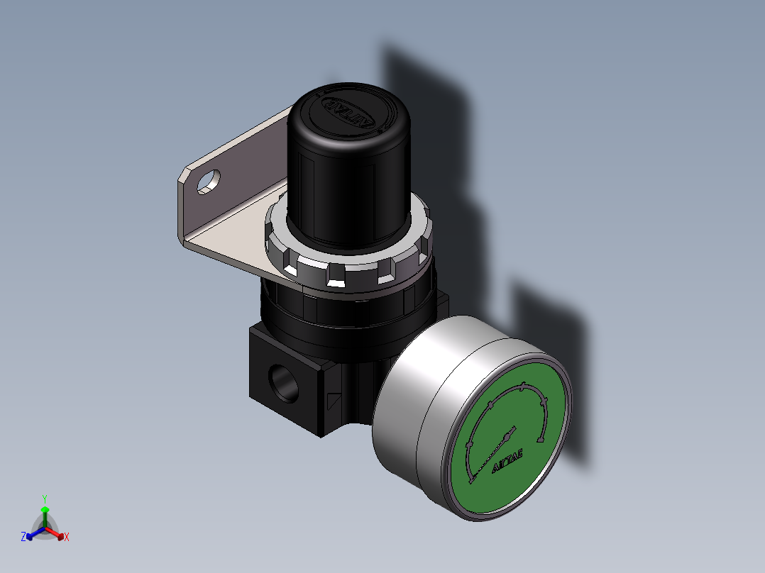 气压表正等轴测图