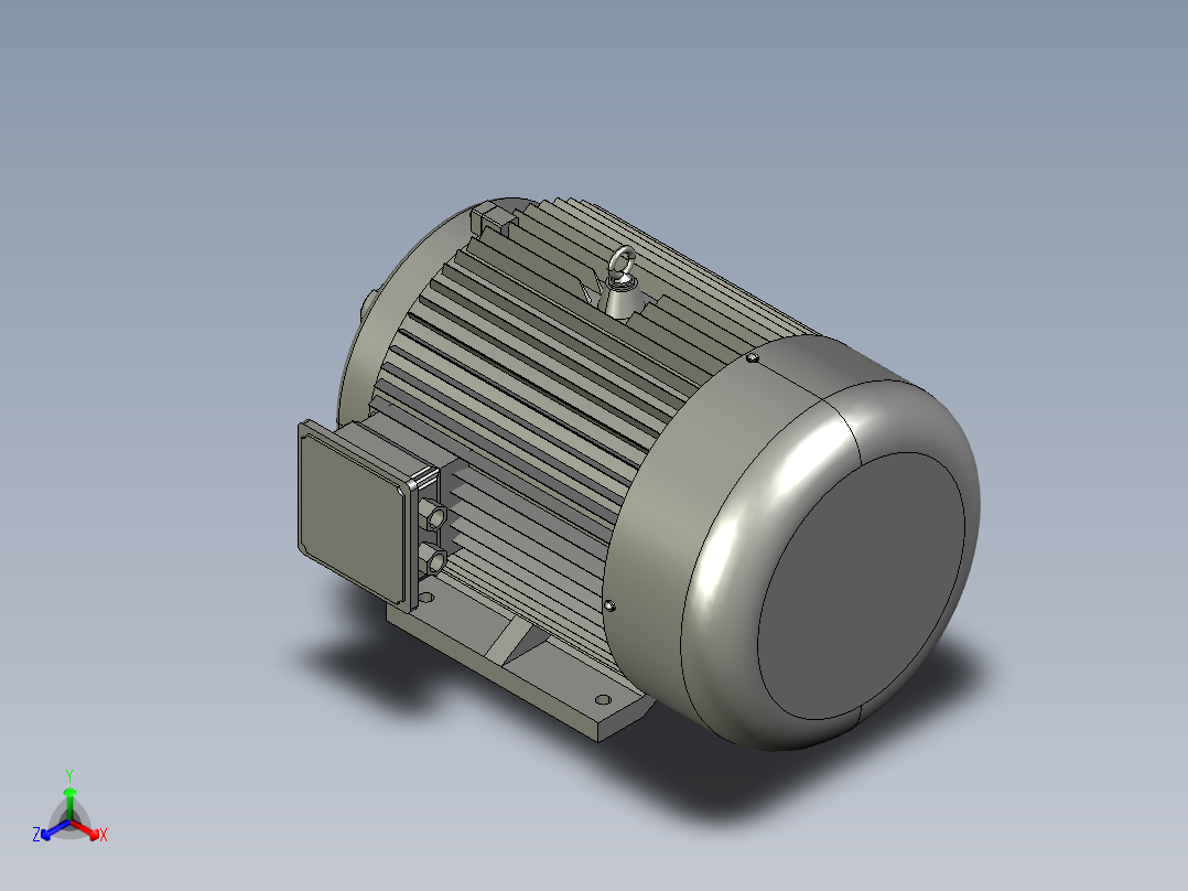 带底脚无凸缘电机280S