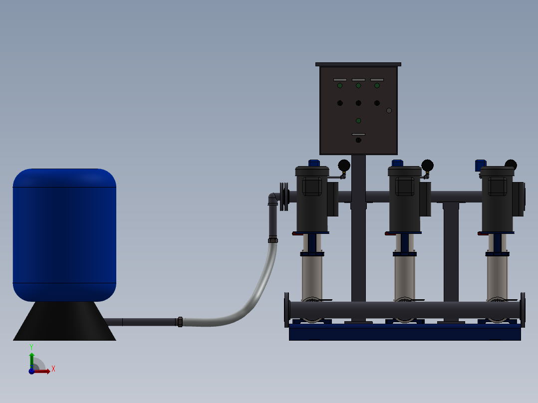 浓硫酸离心泵前视图