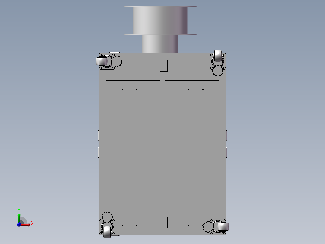 全自动无人化打包机捆扎机前视图