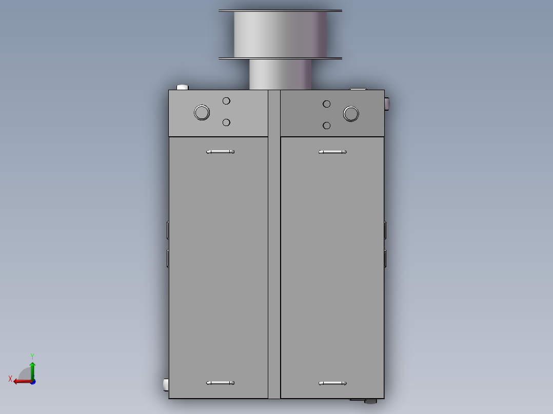 全自动无人化打包机捆扎机后视图