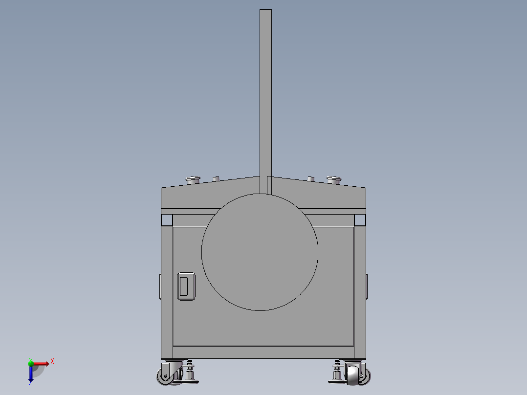 全自动无人化打包机捆扎机俯视图