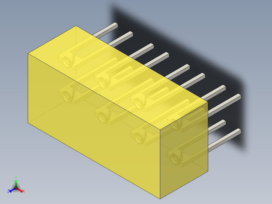 LED_L-895-8_Yellow_10x22mm主视图