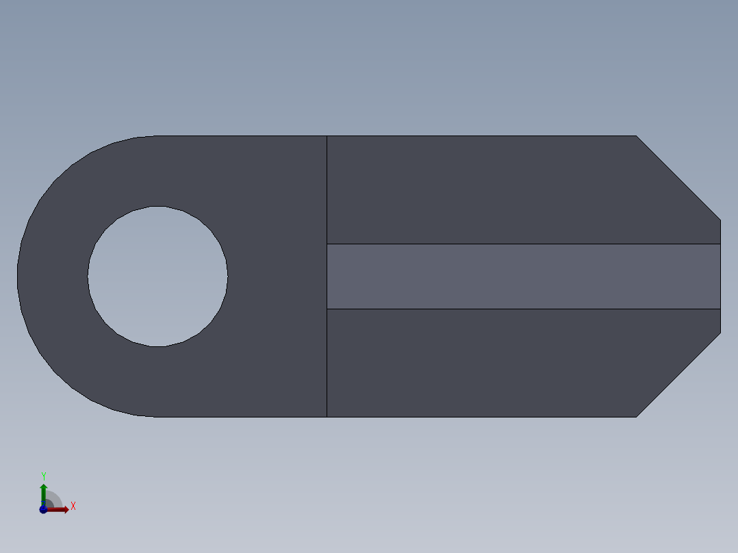 SW建模练习题-practice 56前视图