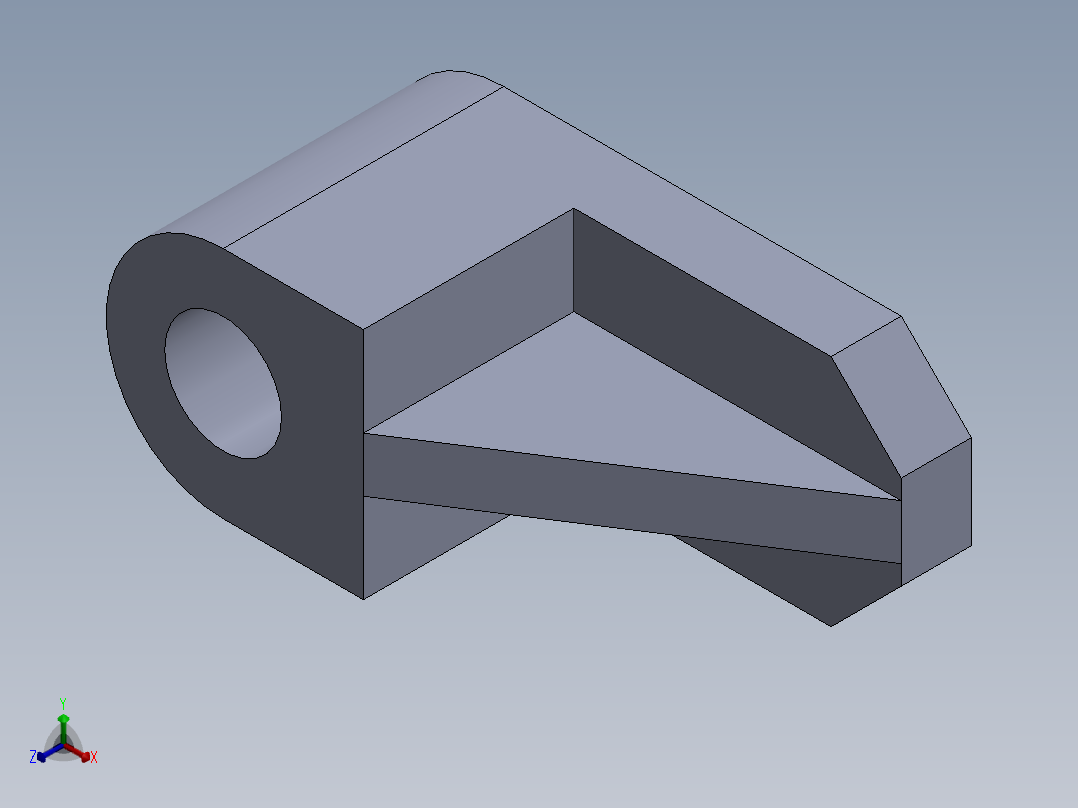 SW建模练习题-practice 56正等轴测图