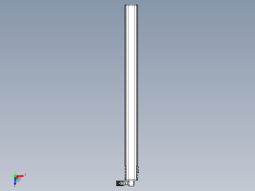 东锦同步带传动-直线滑台模组DH210B-L150-S2450-BL-P750W-C3俯视缩略图