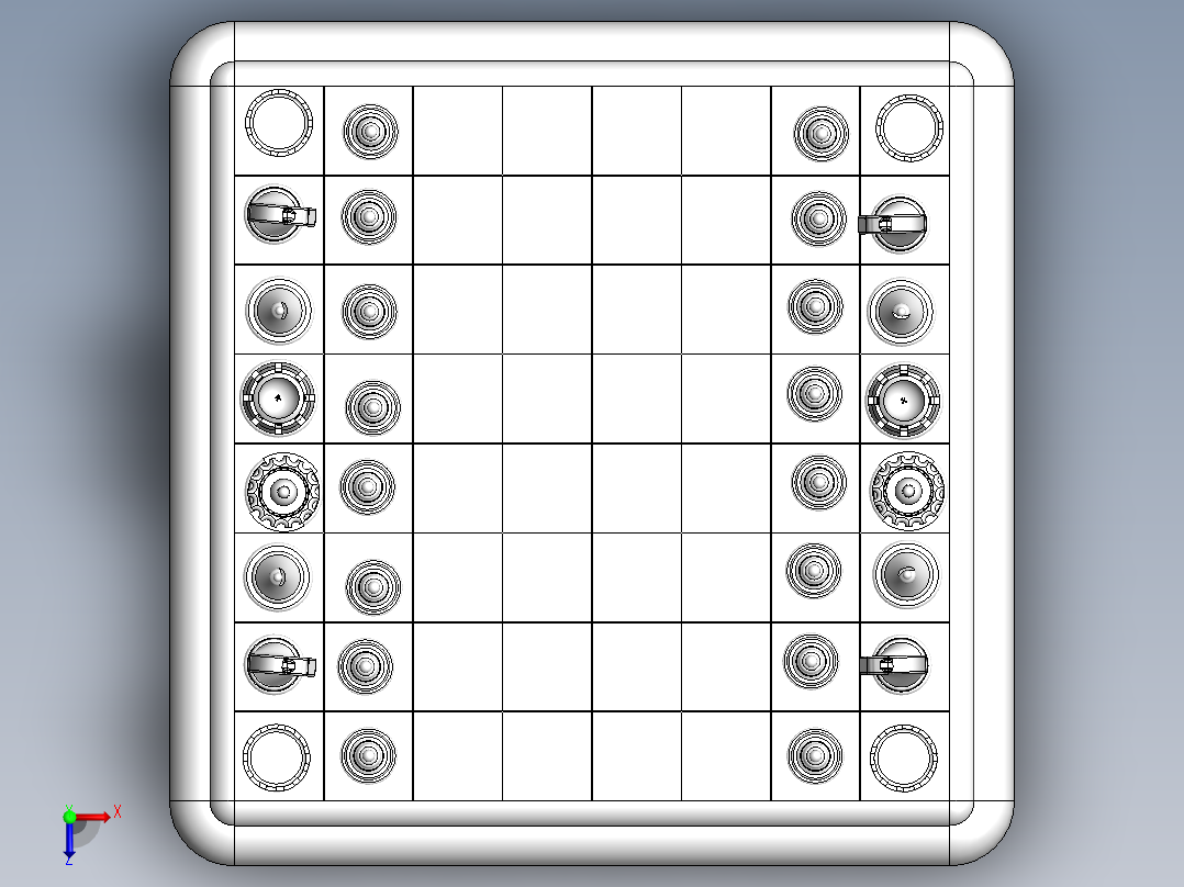象棋5俯视图