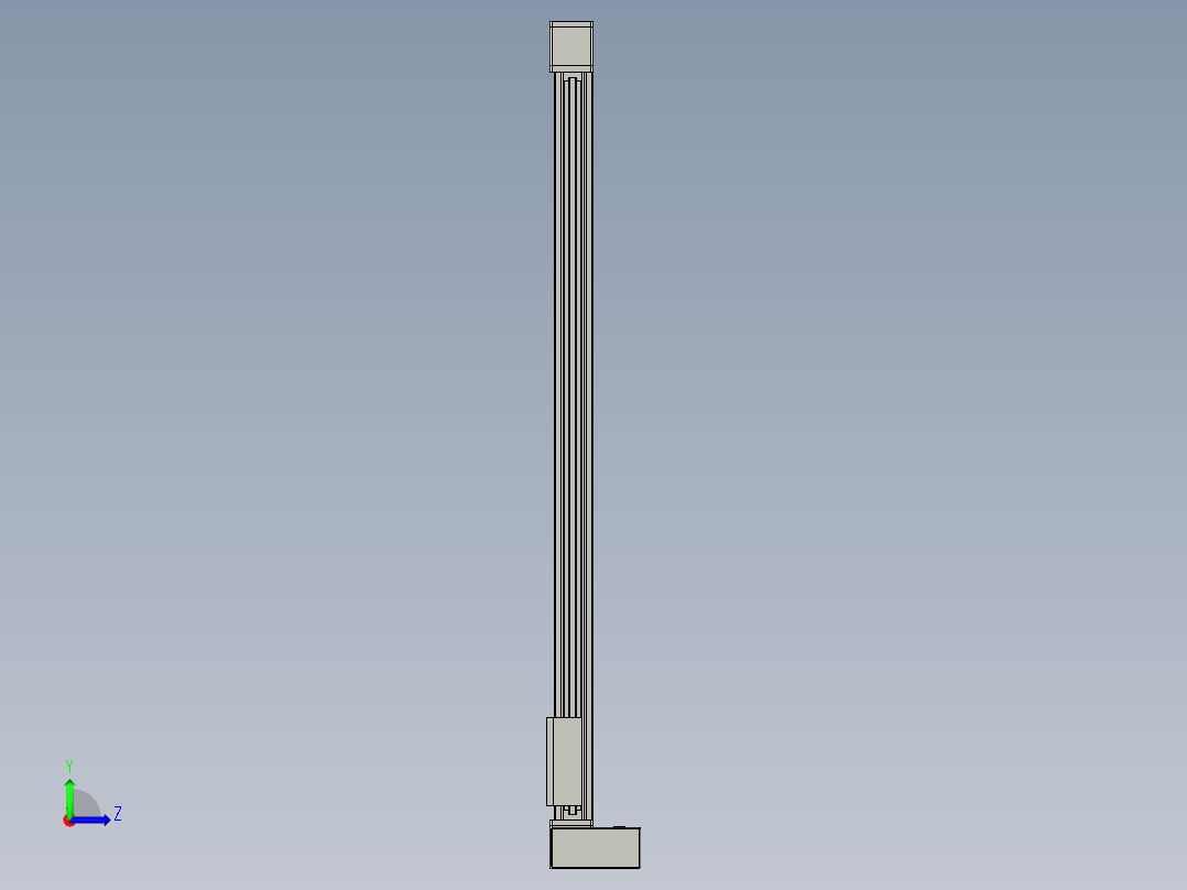欧规系列-GB8-L96-S1300-BLD-P40-MS3左视图