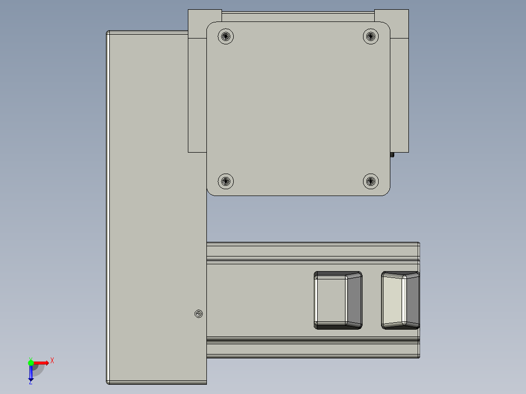 欧规系列-GB8-L96-S1300-BLD-P40-MS3俯视图