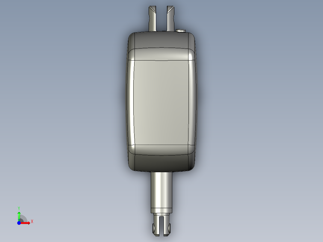上银线性制动器LAN2_STEP前视图