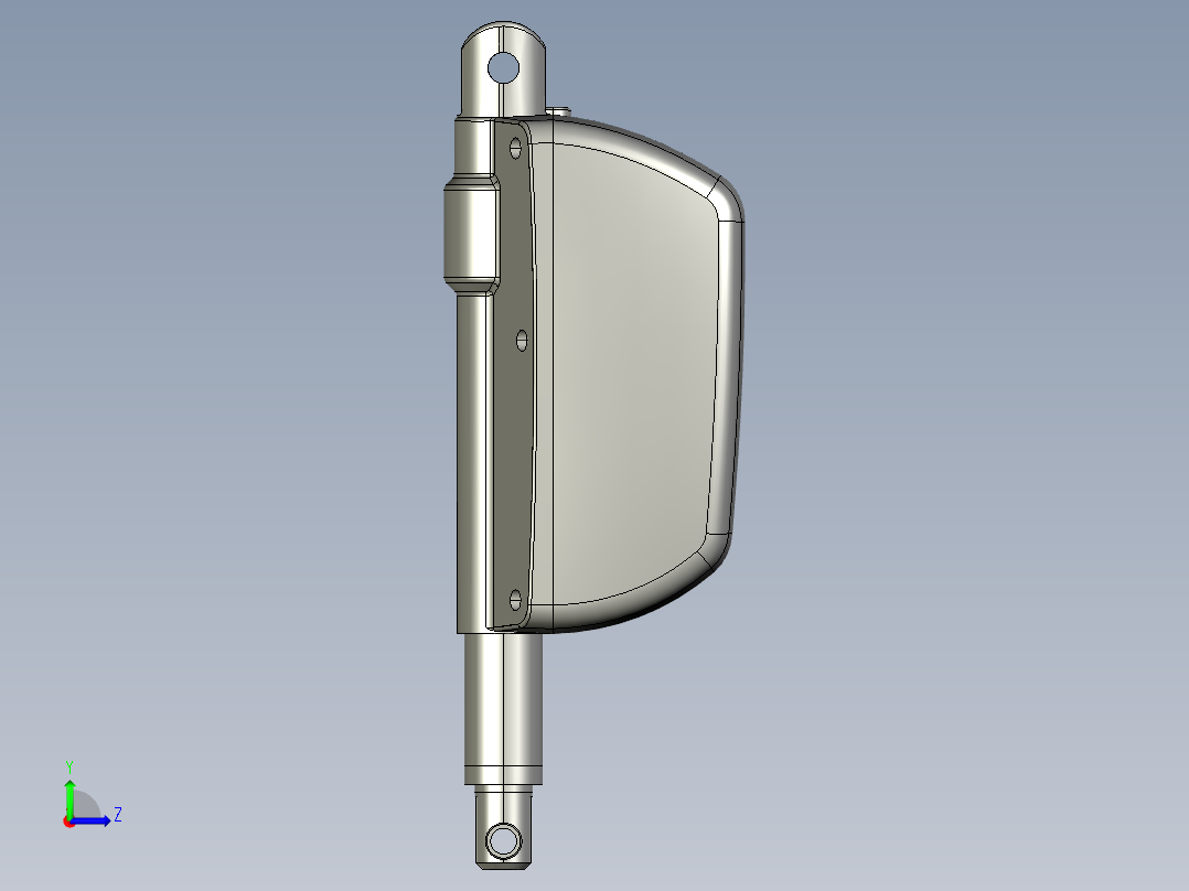 上银线性制动器LAN2_STEP左视图