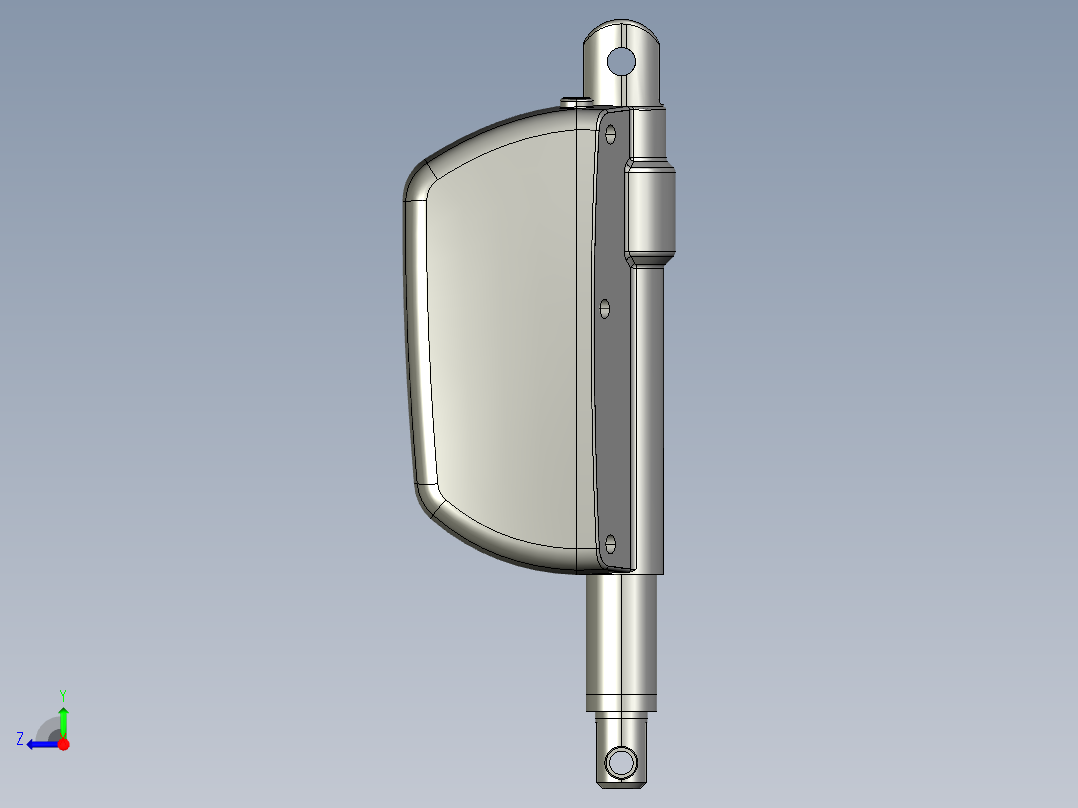 上银线性制动器LAN2_STEP右视图