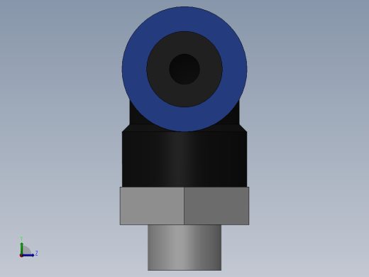 Ø10 x 1-8G COTOVELO 90° MACHO GIRAT. (C02471018)左视缩略图