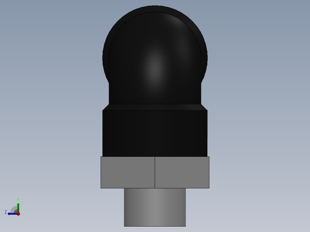 Ø10 x 1-8G COTOVELO 90° MACHO GIRAT. (C02471018)右视图