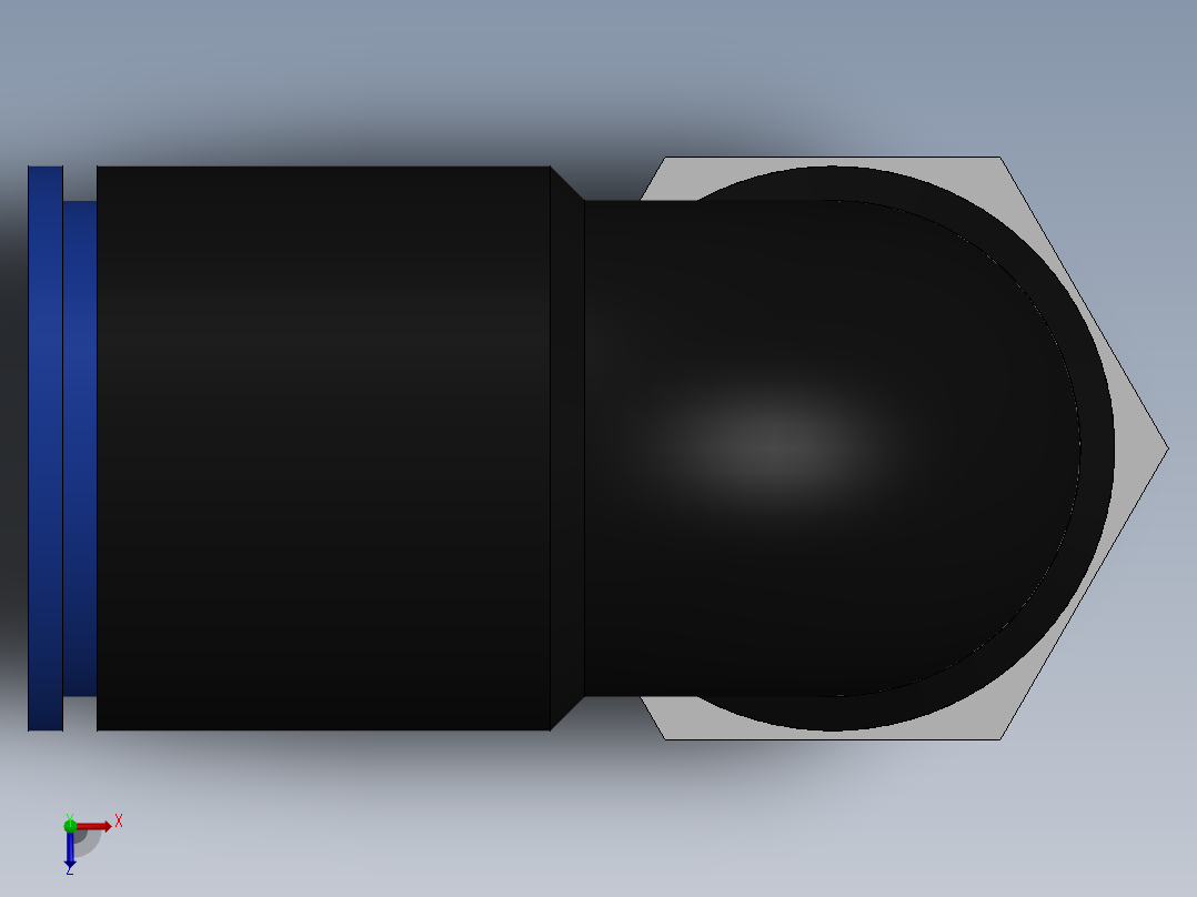 Ø10 x 1-8G COTOVELO 90° MACHO GIRAT. (C02471018)俯视图