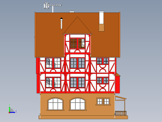 房子左视缩略图