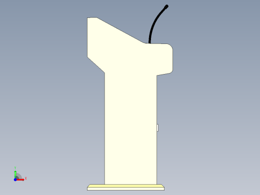 演讲台二前视缩略图