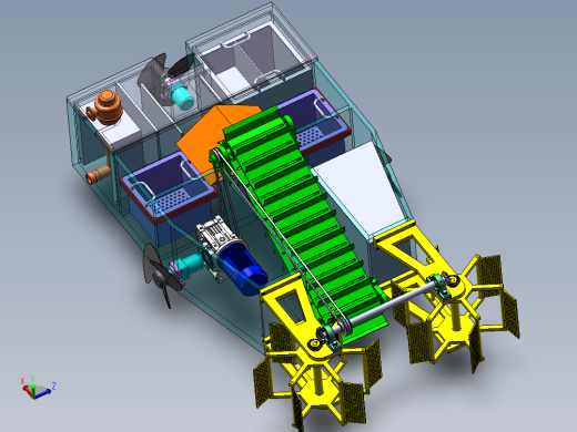 清洁船设计三维