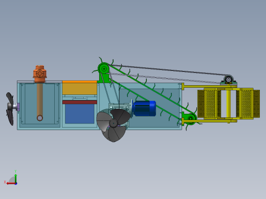 清洁船设计三维后视缩略图
