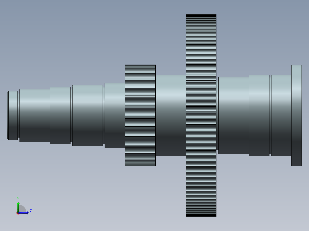 齿轮轴+130+24.25+003左视图