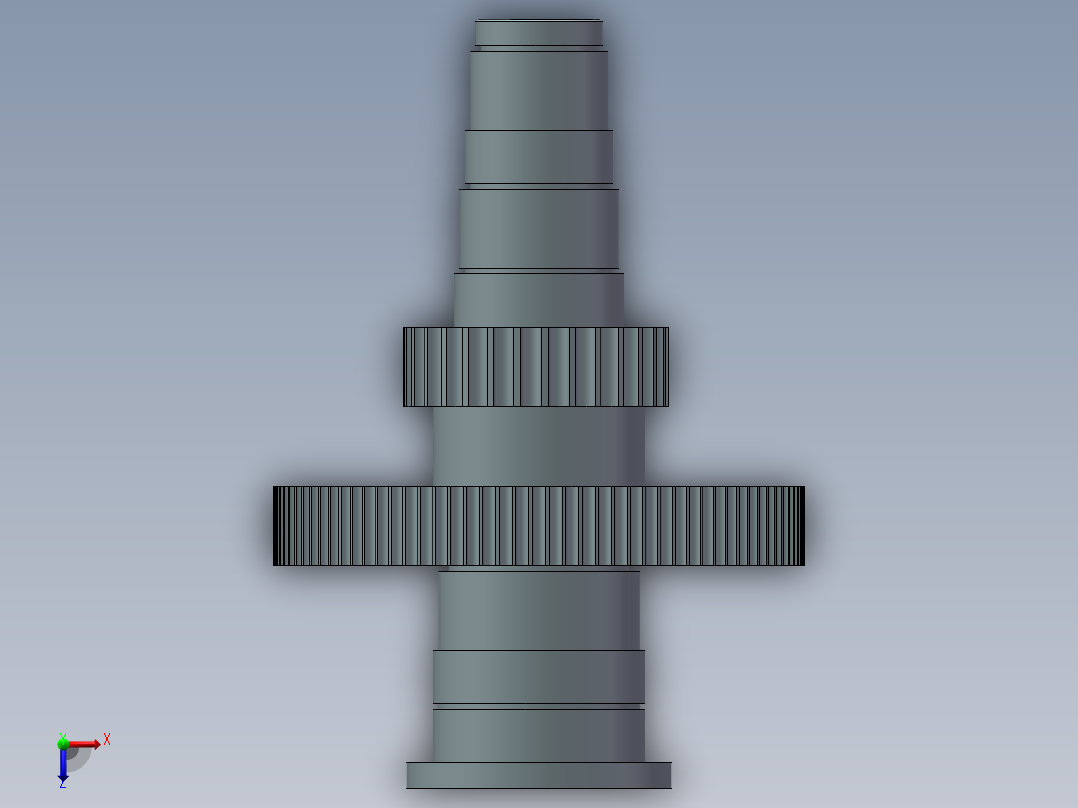 齿轮轴+130+24.25+003俯视图