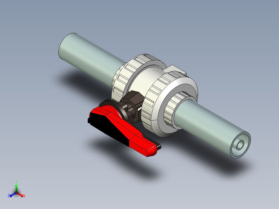 [PVC x PVC_FPM] 双载T546球阀Double Contained T546 Ball Valve