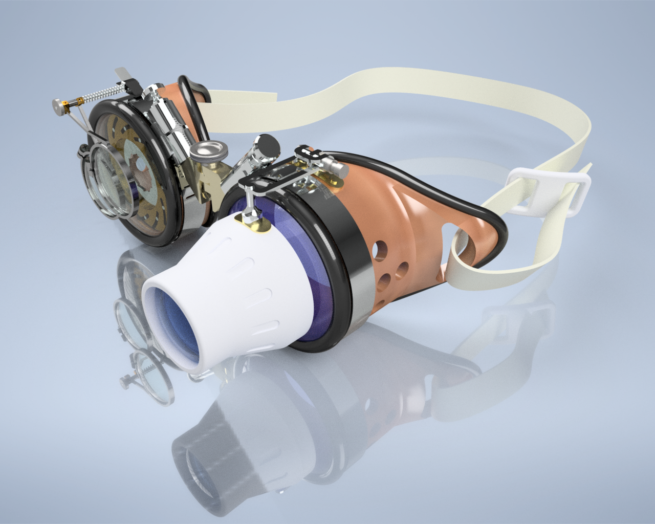 蒸汽朋克护目镜