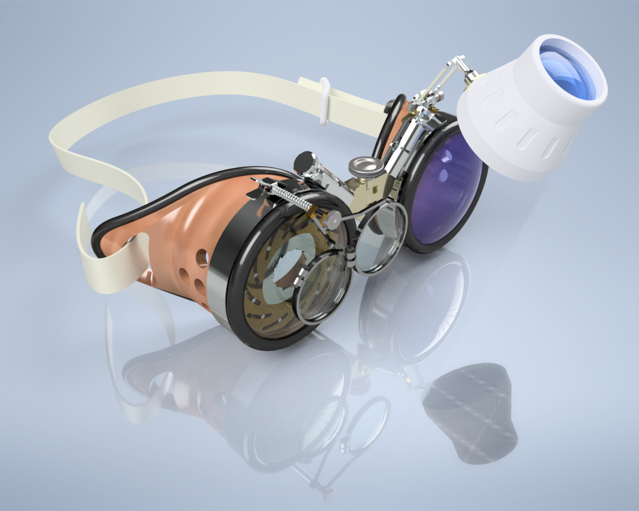 蒸汽朋克护目镜