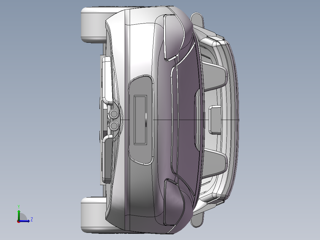 敞篷的小汽车左视图