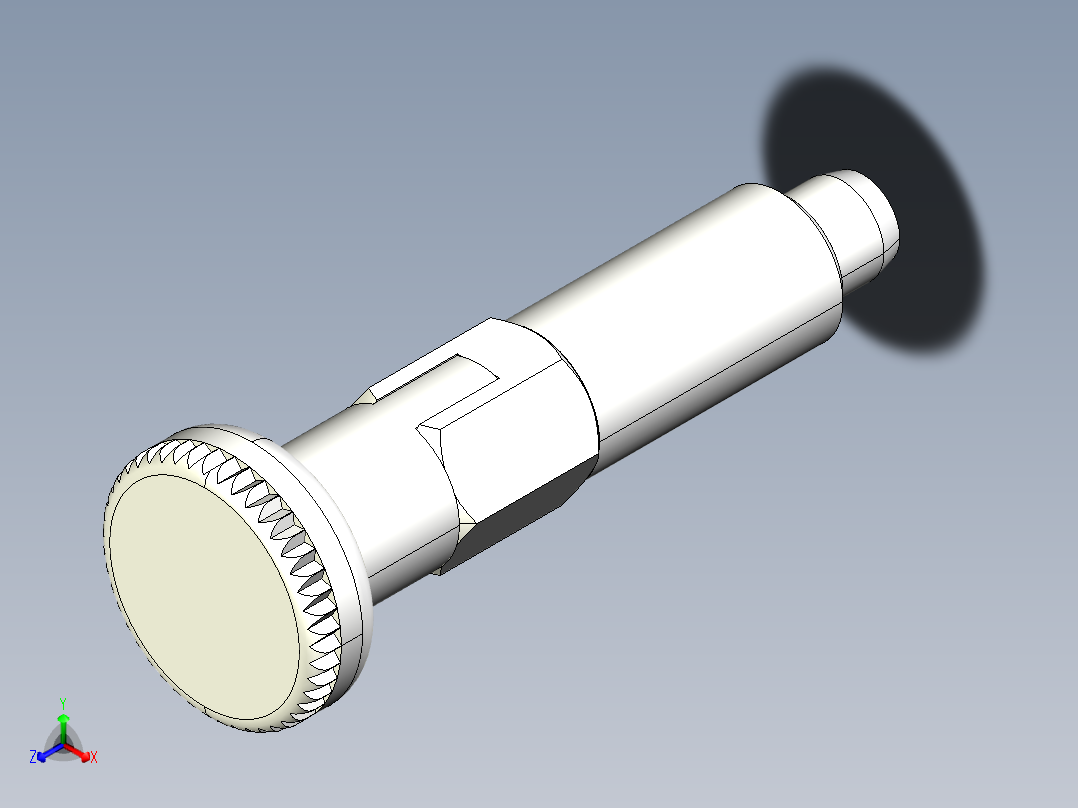分割定位柱(有卡鎖B)2212-3D多系列多零件图纸模型正等轴测图