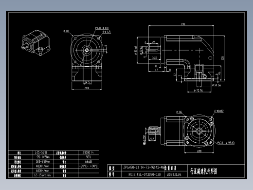 斜齿ZPGH090-L1 14-73-98.43-M6.DXF