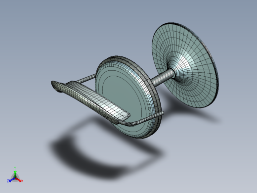 圆凳子正等轴测缩略图