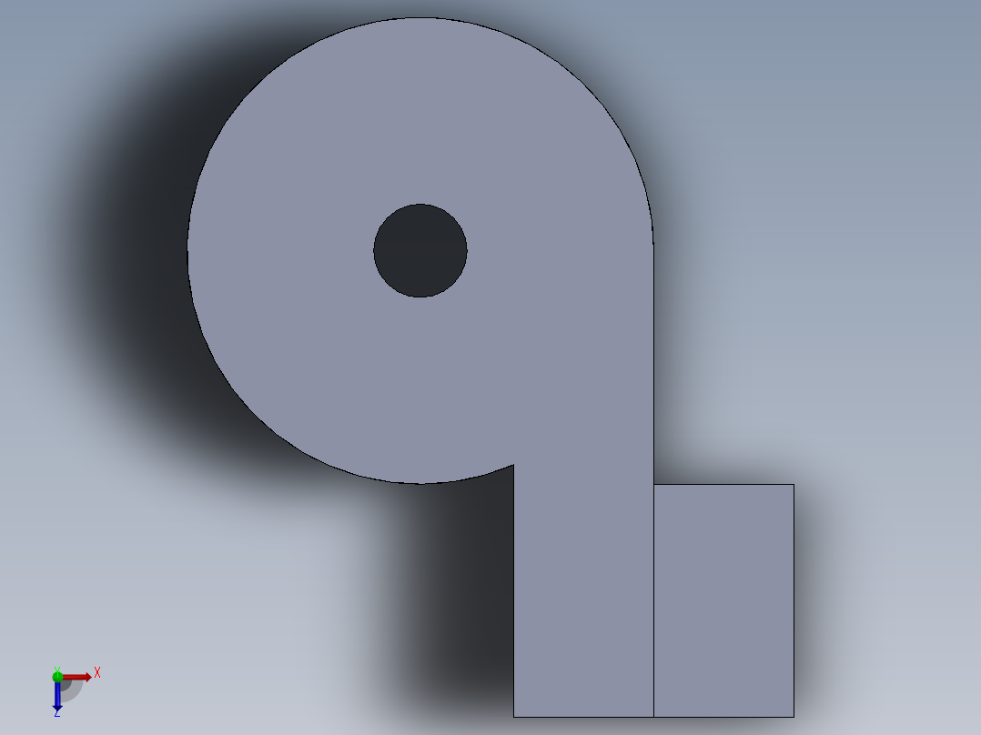 在Solidworks运动中模拟管道弯曲俯视图