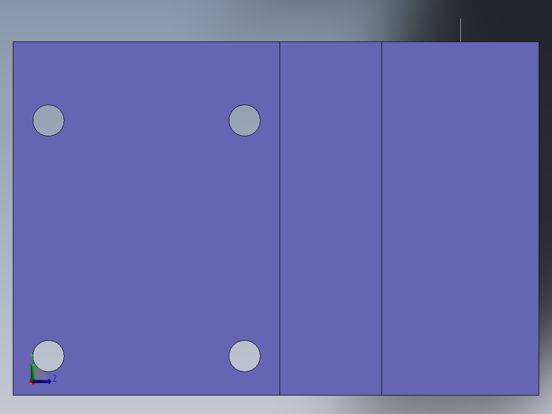 S16 联动板左视图