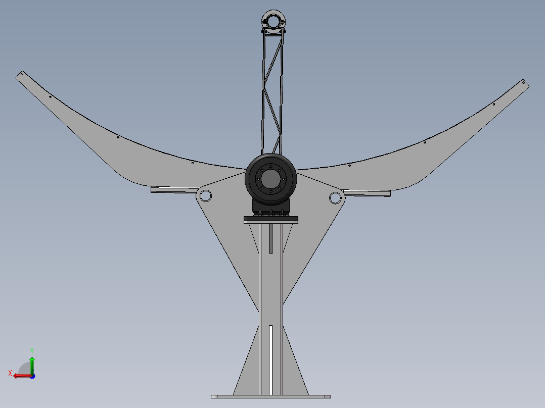 三维零件 (2)后视图