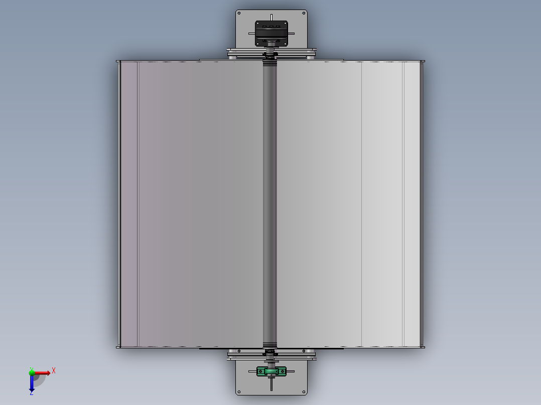 三维零件 (2)俯视图