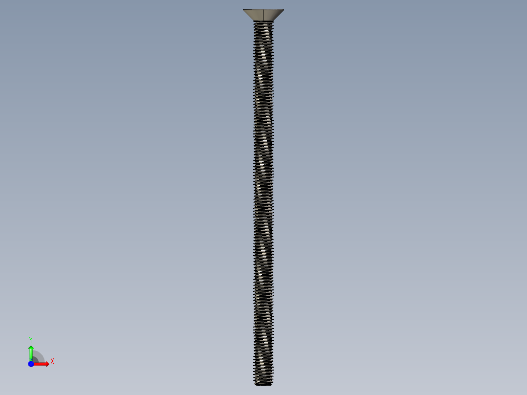 Screw_ISO_10642_M10x190_A2.STEP前视图